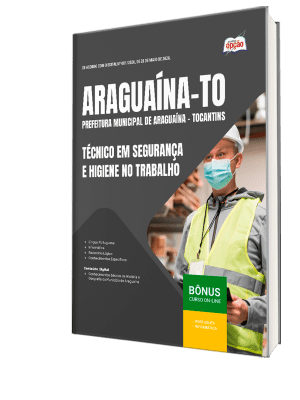 Apostila Prefeitura de Araguaína-TO 2026 - Técnico em Segurança e Higiene no Trabalho