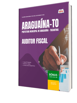 Apostila Prefeitura de Araguaína-TO 2026 - Auditor Fiscal