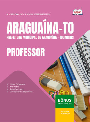 Apostila Prefeitura de Araguaína-TO 2026 - Professor