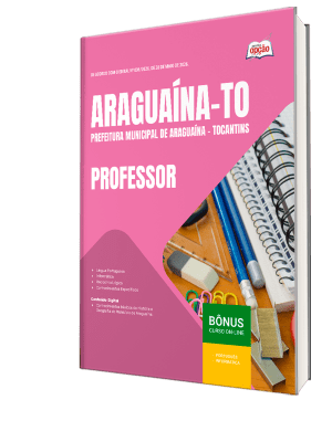 Apostila Prefeitura de Araguaína-TO 2026 - Professor