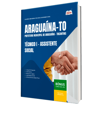 Apostila Prefeitura de Araguaína-TO 2026 - Técnico I - Assistente Social