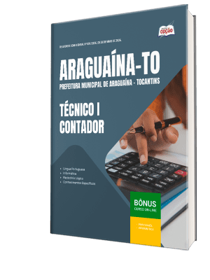 Apostila Prefeitura de Araguaína-TO 2026 - Técnico I - Contador