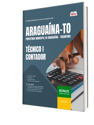 Apostila Prefeitura de Araguaína-TO 2026 - Técnico I - Contador