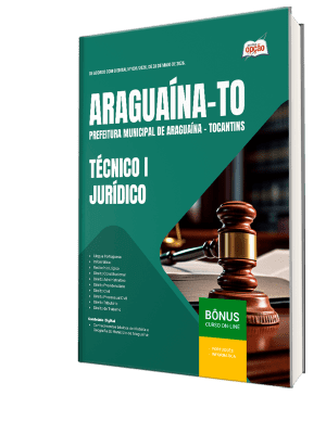 Apostila Prefeitura de Araguaína-TO 2026 - Técnico I - Jurídico