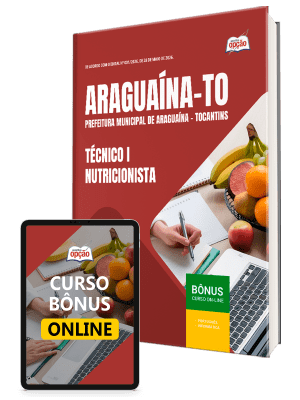 Apostila Prefeitura de Araguaína-TO 2026 - Técnico I - Nutricionista