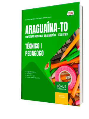 Apostila Prefeitura de Araguaína-TO 2026 - Técnico I - Pedagogo