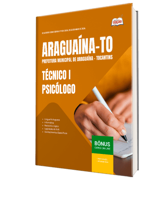 Apostila Prefeitura de Araguaína-TO 2026 - Técnico I - Psicólogo