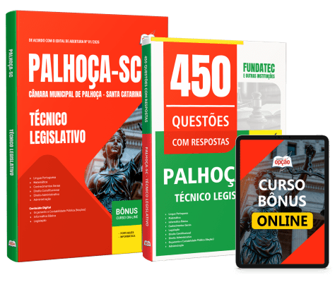 Combo Câmara de Palhoça-SC 2026 - Técnico Legislativo