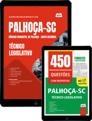 Combo Câmara de Palhoça-SC 2026 - Técnico Legislativo