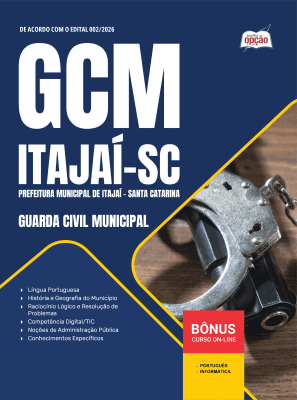 Apostila Prefeitura de Itajaí-SC 2026 - Guarda Municipal