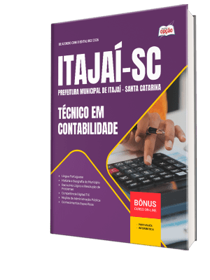 Apostila Prefeitura de Itajaí-SC 2026 - Técnico em Contabilidade