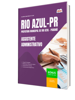 Apostila Prefeitura de Rio Azul-PR 2026 - Assistente Administrativo