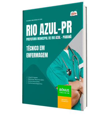 Apostila Prefeitura de Rio Azul-PR 2026 - Técnico em Enfermagem