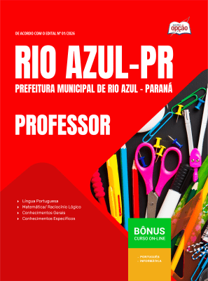 Apostila Prefeitura de Rio Azul-PR 2026 - Professor