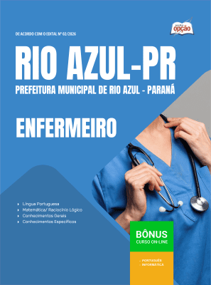 Apostila Prefeitura de Rio Azul-PR 2026 - Enfermeiro