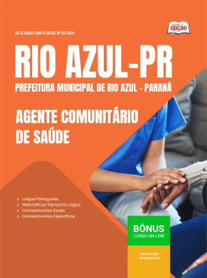 Apostila Prefeitura de Rio Azul-PR 2026 - Agente Comunitário de Saúde