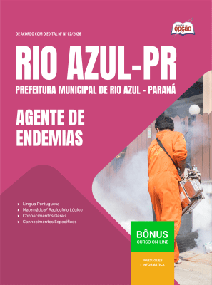 Apostila Prefeitura de Rio Azul-PR 2026 - Agente de Endemias