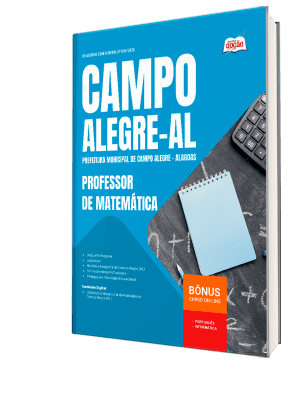 Apostila Prefeitura de Campo Alegre-AL 2026 - Professor de Matemática
