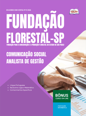 Apostila Fundação Florestal 2026 em PDF - Analista de Gestão - Comunicação Social