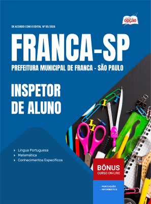 Apostila Prefeitura de Franca-SP 2026 - Inspetor de Aluno