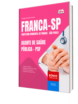 Apostila Prefeitura de Franca-SP 2026 - Agente de Saúde Pública - PSF