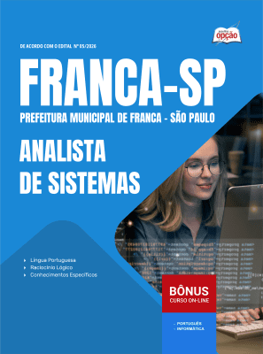 Apostila Prefeitura de Franca-SP 2026 - Analista de Sistemas