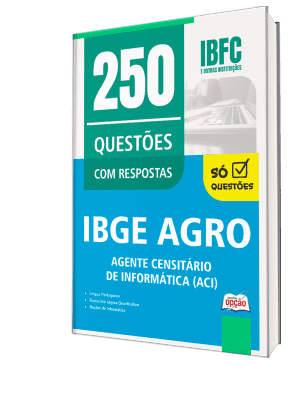 Caderno de Questões IBGE CENSO - Agente Censitário de Informática (ACI) - 250 Questões Gabaritadas