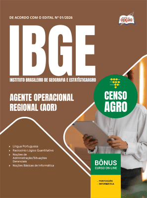 Apostila IBGE CENSO 2027 - Agente Operacional Regional (AOR)