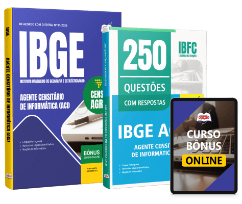 Combo IBGE CENSO 2027 - Agente Censitário de Informática (ACI)