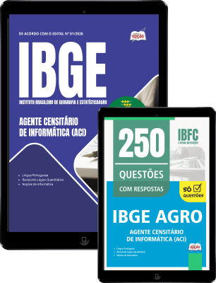 Combo IBGE CENSO 2027 - Agente Censitário de Informática (ACI)