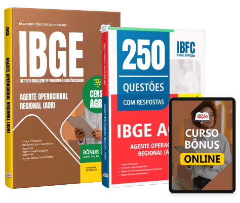 Combo IBGE CENSO 2027 - Agente Operacional Regional (AOR)
