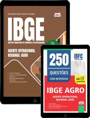 Combo IBGE CENSO 2027 - Agente Operacional Regional (AOR)
