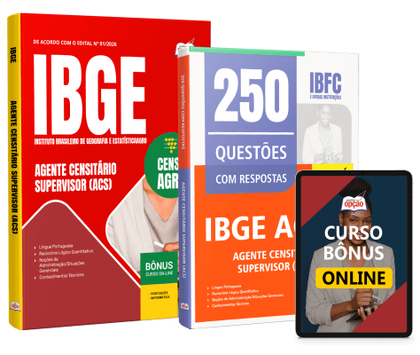 Combo IBGE CENSO 2027 - Agente Censitário Supervisor (ACS)
