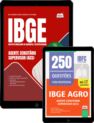 Combo IBGE CENSO 2027 - Agente Censitário Supervisor (ACS)