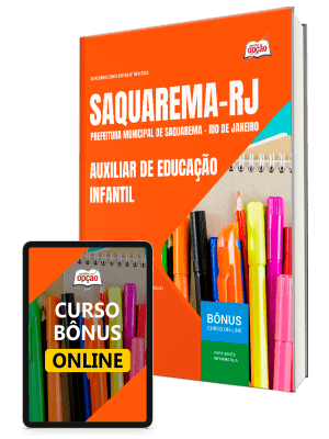 Apostila Prefeitura de Saquarema-RJ 2026 - Auxiliar de Educação Infantil