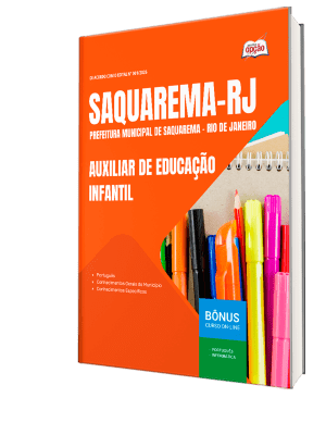 Apostila Prefeitura de Saquarema-RJ 2026 - Auxiliar de Educação Infantil