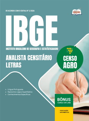 Apostila IBGE CENSO 2027 - Analista Censitário - Letras