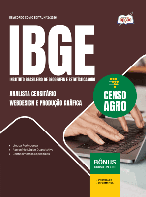Apostila IBGE CENSO 2027 - Analista Censitário - Webdesign e Produção Gráfica