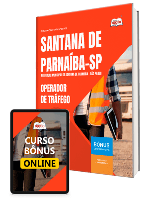 Apostila Prefeitura de Santana de Parnaíba-SP 2026 - Operador de Tráfego