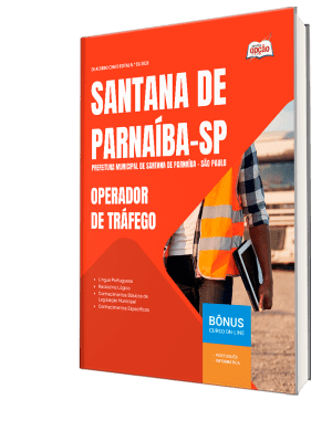 Apostila Prefeitura de Santana de Parnaíba-SP 2026 - Operador de Tráfego