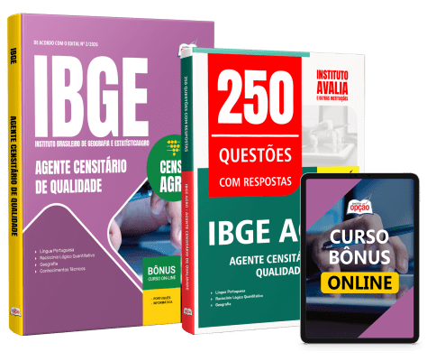 Combo IBGE CENSO 2027 - Agente Censitário de Qualidade