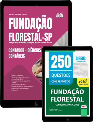Combo Fundação Florestal 2026 - Contador - Ciências Contábeis