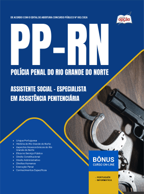 Apostila Polícia Penal-RN 2026 - Especialista em Assistência Penitenciária - Assistente Social