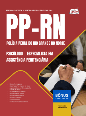 Apostila Polícia Penal-RN 2026 - Especialista em Assistência Penitenciária - Psicólogo