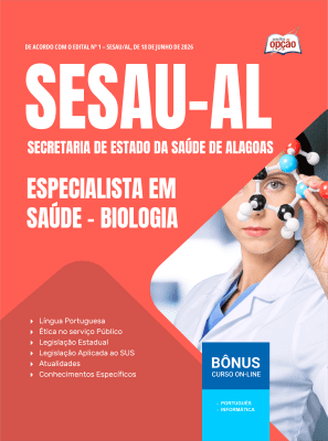 Apostila SESAU-AL 2026 - Especialista em Saúde - Biologia