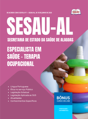 Apostila SESAU-AL 2026 - Especialista em Saúde - Terapia Ocupacional