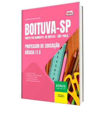 Apostila Prefeitura de Boituva-SP 2026 - Professor de Educação Básica I e II
