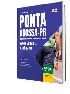 Apostila Prefeitura de Ponta Grossa-PR 2026 - Agente Municipal de Trânsito II