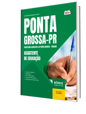 Apostila Prefeitura de Ponta Grossa-PR 2026 - Assistente de Educação