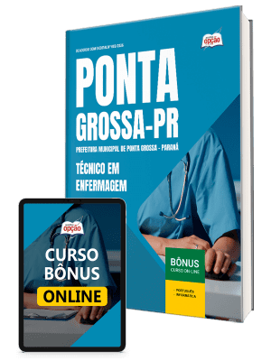 Apostila Prefeitura de Ponta Grossa-PR 2026 - Técnico em Enfermagem